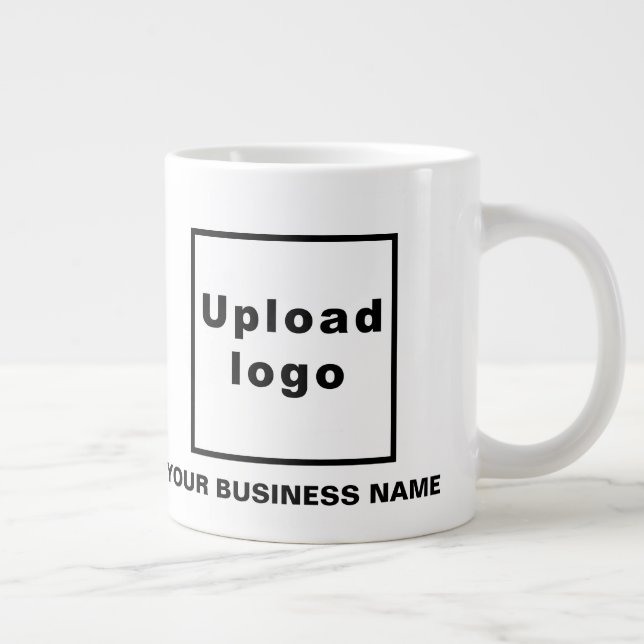 Business Name and Logo on Jumbo Mug (Right)