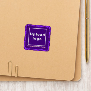 Business Name and Logo on Purple Patch