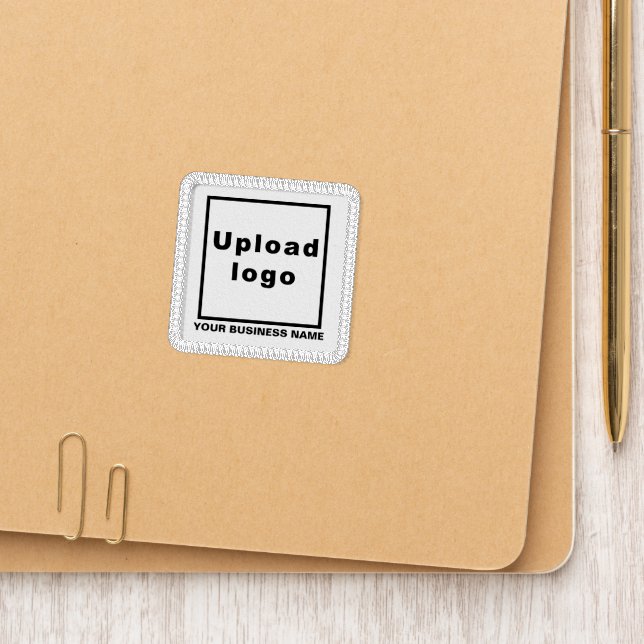 Business Name and Logo on White Patch (On Folder)