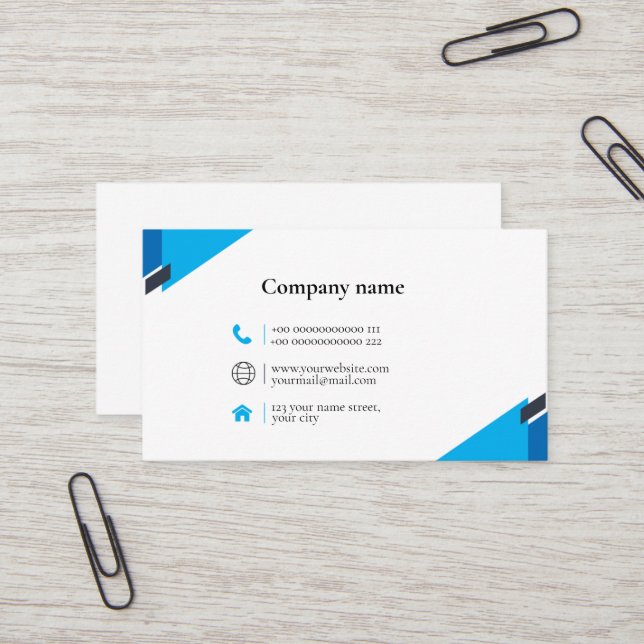 Business name card (Front/Back In Situ)