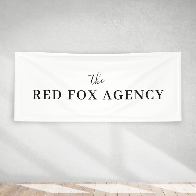 Business Name Company Branded 2.5' x 6' Banner (Creator Uploaded)