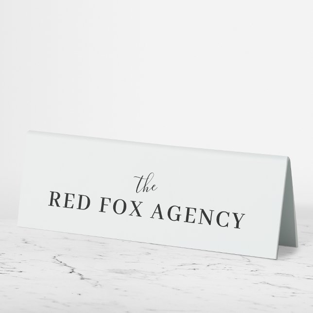 Business Name | Company Branded Table Tent (Creator Uploaded)