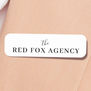 Business Name   Company Branded Tag