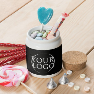 Business Name Create Your Own Company Text Candy Jar