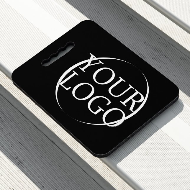 Business Name Create Your Own Company Text Seat Cushion (In Situ)
