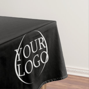 Business Name Create Your Own Company Text Tablecloth
