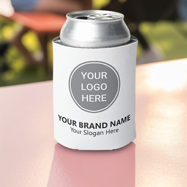 Business Name Custom Logo Collapsible Promotional Can Cooler (Creator Uploaded)