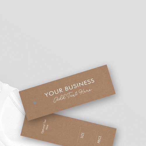 Business Name Elegant Stylish Clothes Hang Tag