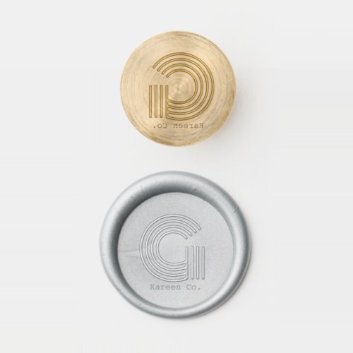 Business Name initial Wax Seal Stamp