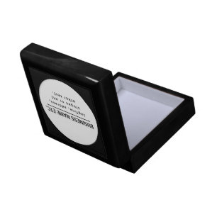 Business Name & Slogan/other text   Black & White Gift Box
