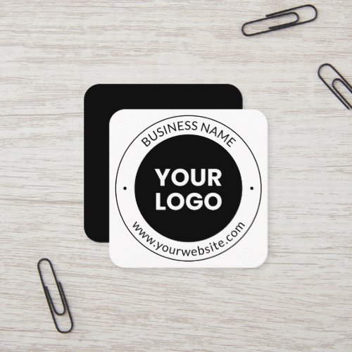 Business Name  Website or Slogan Etc Square Business Card