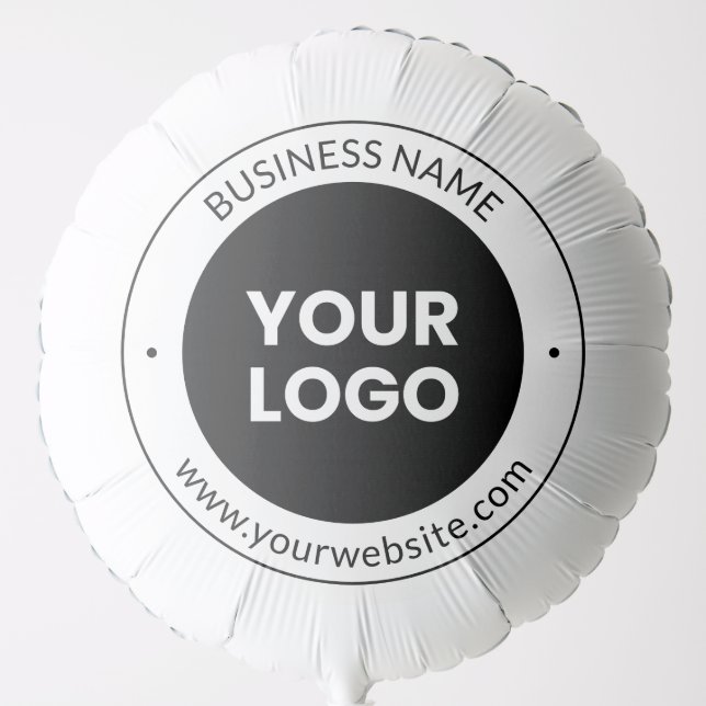 Business Name & Website or Slogan, Thank You Etc. Balloon (Front)
