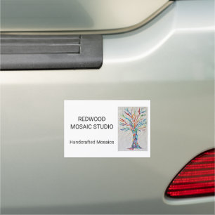 Business Name Your Photo Car Magnet