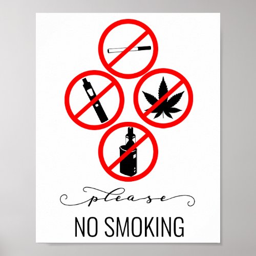  Business No Smoking Cigarettes  STR  Poster