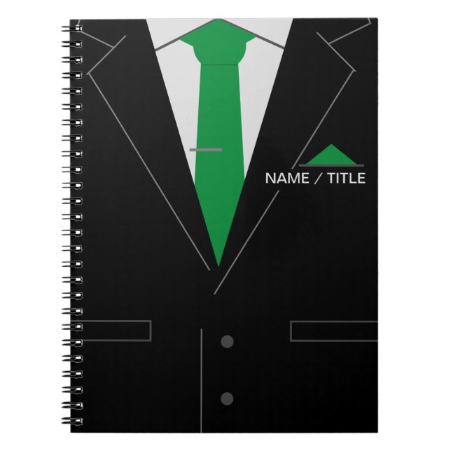 Business Notebook Personalized Custom Name (Front)