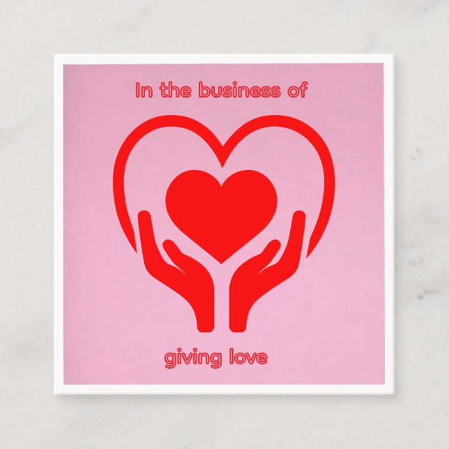 Business of Love Card (Front)