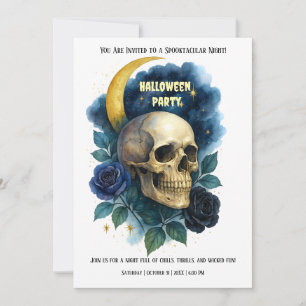 Business Office Community Halloween Creepy Party Invitation