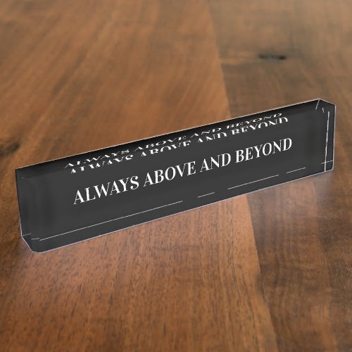 Business Office Executive Motivational Desk Name Plate