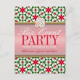 Business Office Holiday Party Invitation template