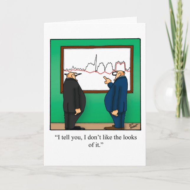  Business Office Humor Blank Greeting Card (Front)