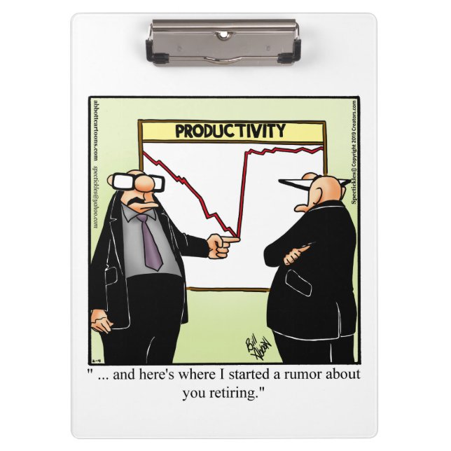 Business Office Humor Clipboard (Front)