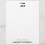 Business Office Letterhead with Logo<br><div class="desc">Your Business Office Letterhead with Logo</div>