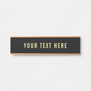 Business Office School Customizable Department Door Sign