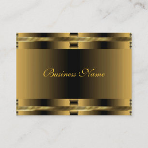 Business Old Gold Art Deco Business Card