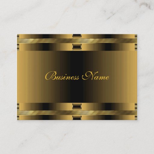 Customizable Business Old Gold Art Deco Business Cards