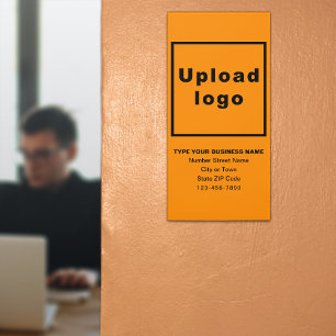 Business Orange Classic Portrait Door Sign