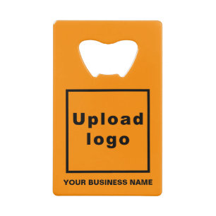 Business Orange Color Rectangle Bottle Opener