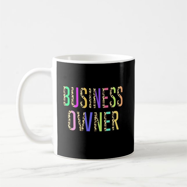 Business Owner Entrepreneur Gift Small Business Coffee Mug (Left)
