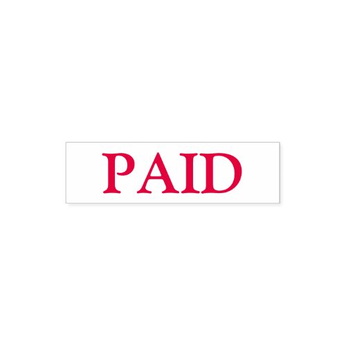 Business paid invoices documentation pocket stamp