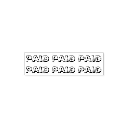Business Paid Stamp Pattern