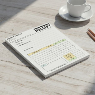 (Business Payment Pad) Sales Invoice Receipt Book Notepad