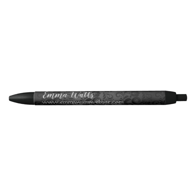 Business Pens - Black and White Signature (Front)
