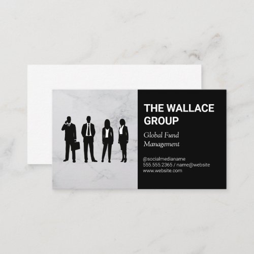 Business People  Corporation Business Card