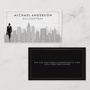 Business Person City Card
