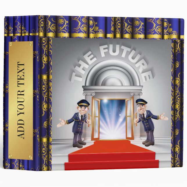 Business / Personal Binder Notebook "The Future" (Front/Spine)