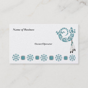 Business/Personal Native American Design Card