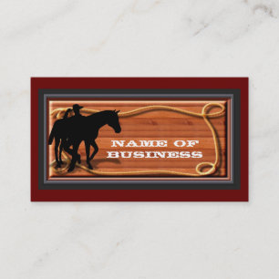 Business, Personal Western Style Card