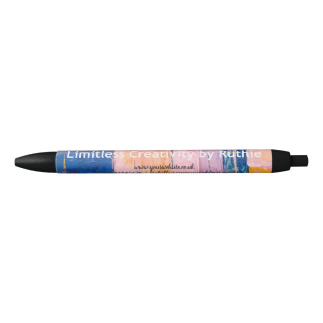 Business Personalized Logo abstract background Pen (Front)