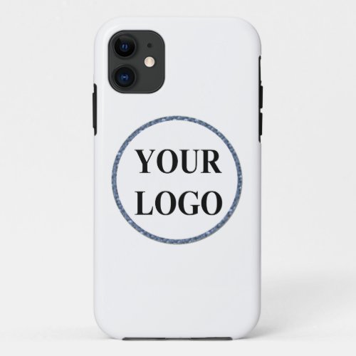 Business Personalized Men Gifts Template LOGO iPhone 11 Case