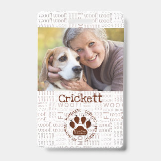 Business Photo and Name with Brown Paw Badge