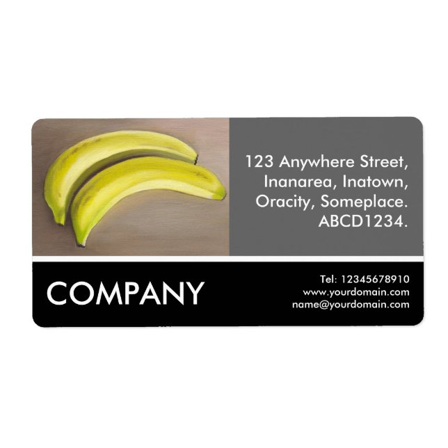 Business Photo - Bananas (painting) Label (Front)
