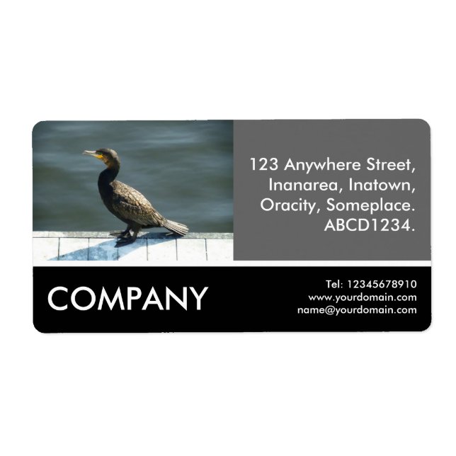 Business Photo - Cormorant Label (Front)