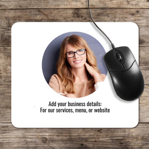 Business Photo Custom Simple Computer Mouse Pad
