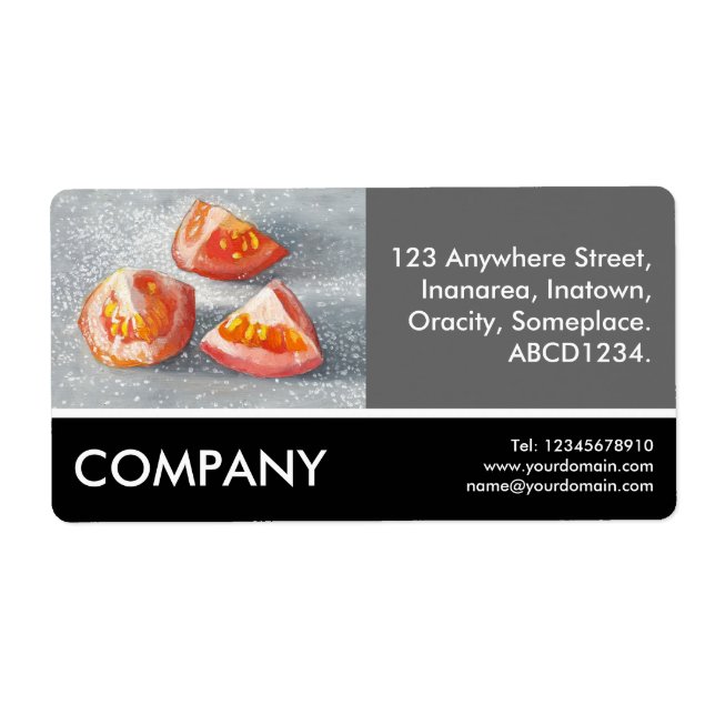 Business Photo - Sea Salted Tomato Eighths (painti Label (Front)