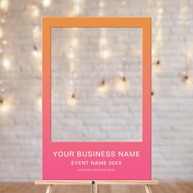 Business Photo Selfie Frame Foam Board (Creator Uploaded)