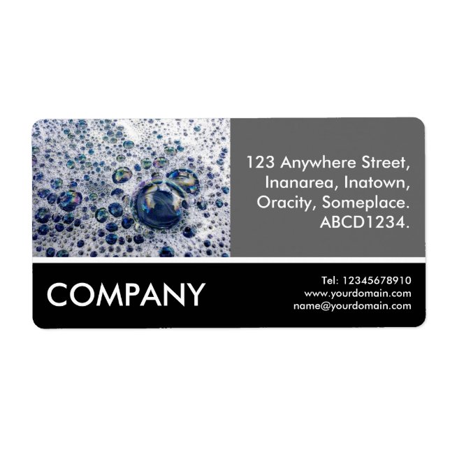Business Photo - Soap Suds Label (Front)